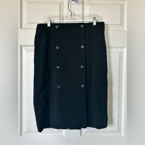 AB STUDIO Black Pencil Skirt Size 14